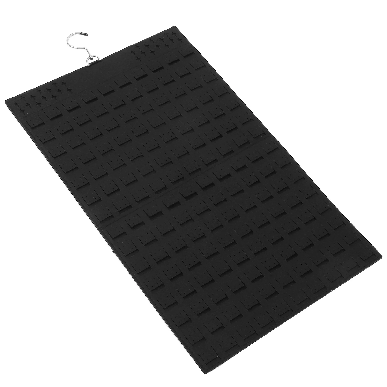 

Настенный органайзер для ювелирных изделий, подвесная сумка, серьги, ожерелья, браслеты, фетровая панель для хранения, компактный настенный дисплей