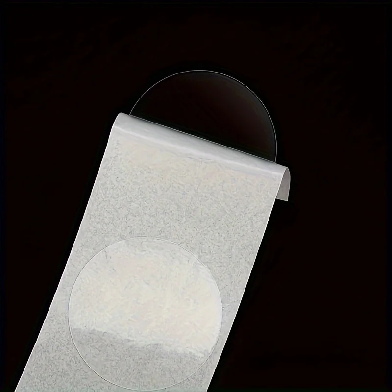 1000pcs Clear Retail Package Seals, Round Sealing Stickers, Clear Round Labels For Envelopes, Boxes And Gift Wrap