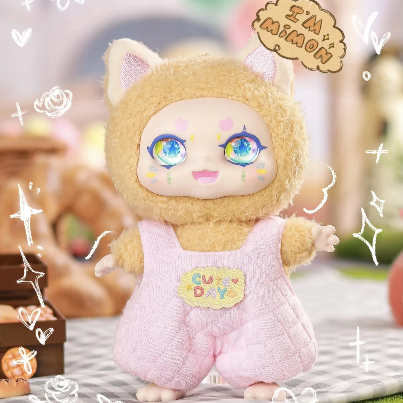 كيمون ميمون أنا ميمون سلسلة صندوق أعمى لعبة Kawaii دمية ظهره قلادة صندوق غامض لطيف أنيمي الشكل الاطفال مفاجأة الهدايا