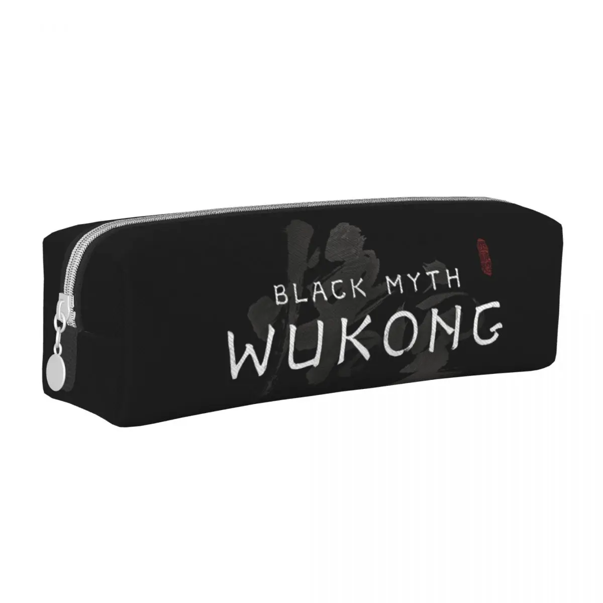 Black Myth Wukong Mythology Game (2) Pencil Case Big Pencil Bag Child PU Leather Cute School Pencil Cases Printed Stationery