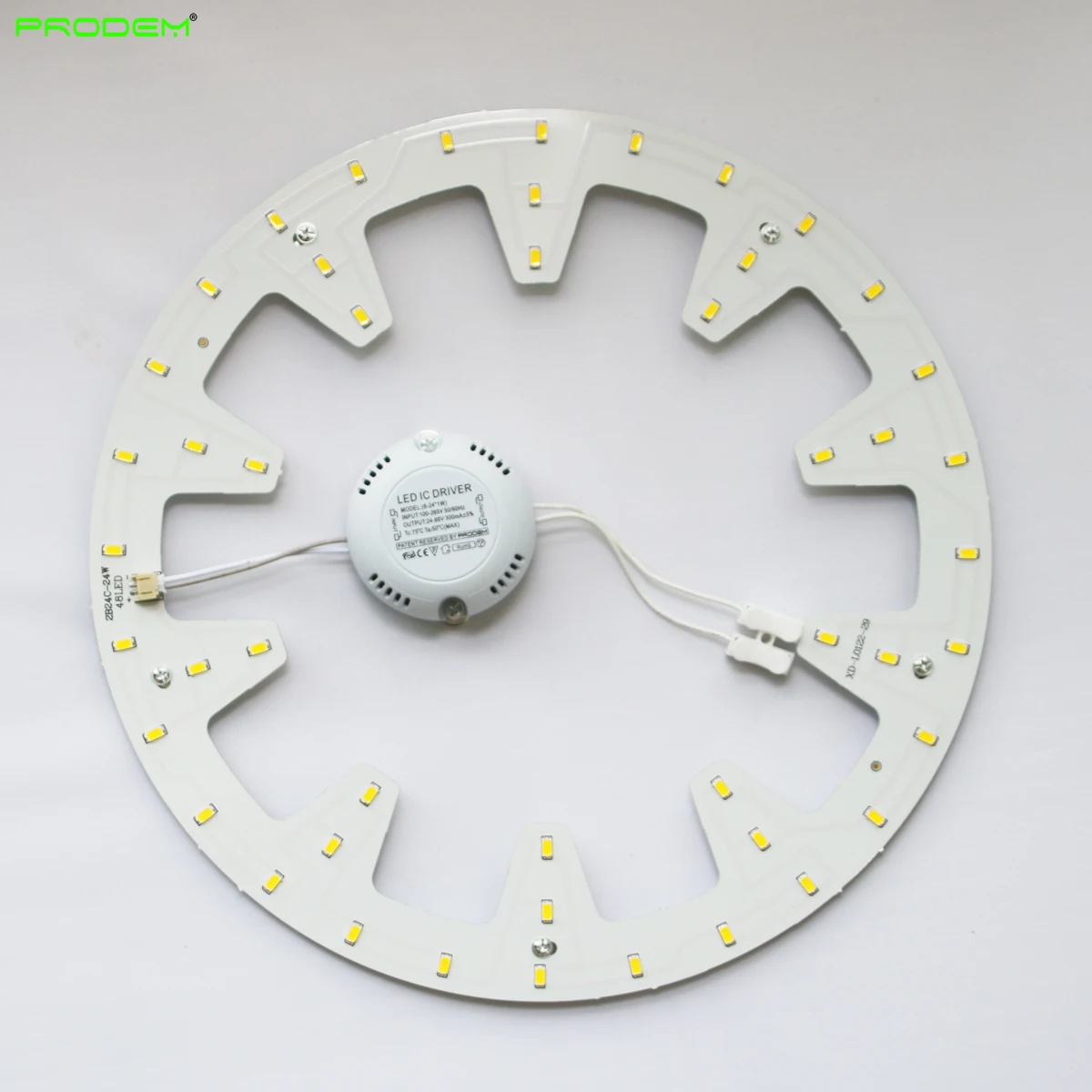 Imagem -02 - Pacote Redondo 24w Led Kits de Luz de Teto Circular Lâmpada Pcb Techo Dia270 mm Substituir 50w 2d Tubo 110v 120v 220v 230v 240v 10