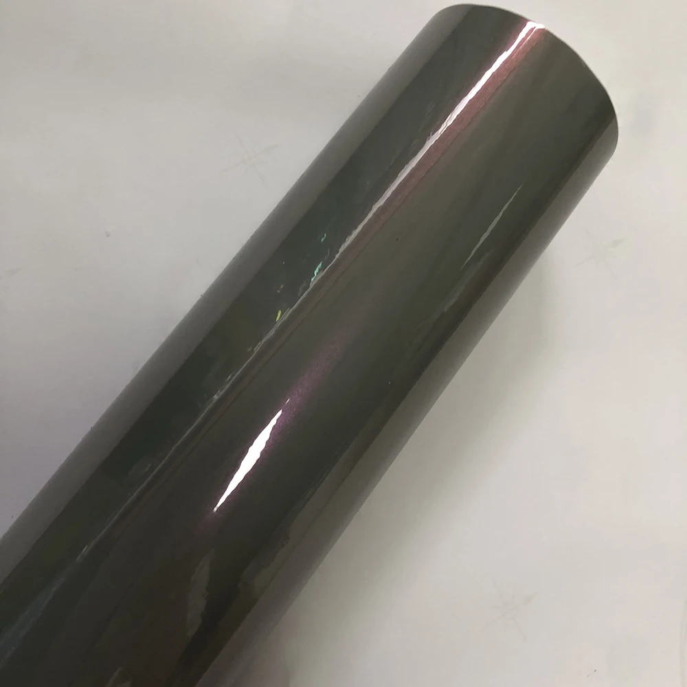 카멜레온 글로스 다크 그레이 라이트 그레이 차량 비닐 랩 필름 셀프 접착식 자동차 바디 DIY 스티커 데칼 시트 에어 버블 방출