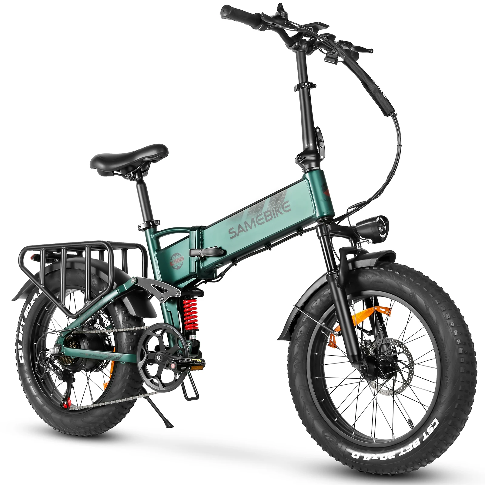 AliExpress NONE Samebike RS-A02 PRO 48v17Ah E-bike Adult Foldable  City electric bike 1200W  ebike 20 inches fat tire E-Mountain bike
