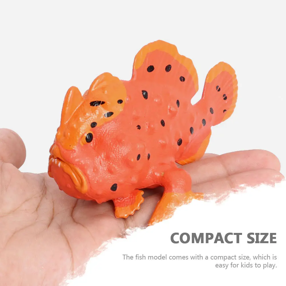 

Simulated Stone Fish Plastic Sea Animal Statue Ornament for Kids Educational Desktop Decoration Lifelike Marine Animal Sculpture