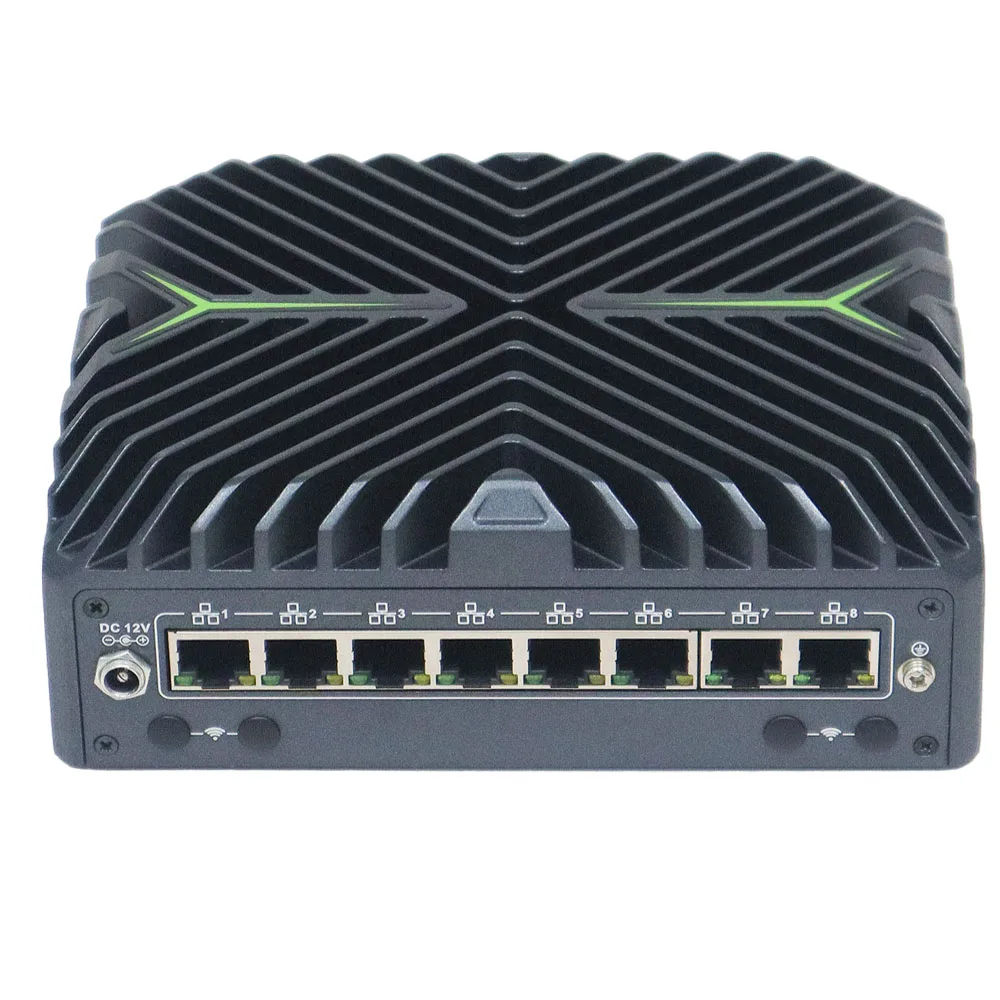AI Gamer Mini PC Intel Ultra 5 125U HD DP Type-C 8x2.5G i226V LAN 1xRJ45 COM pfsense Security Firewall Soft Router Computer #5