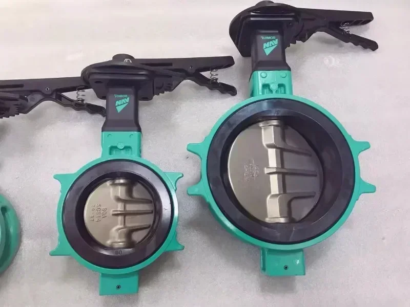 Japanese valve 773Z lined rubber butterfly valve anti condensation butterfly valve DN80