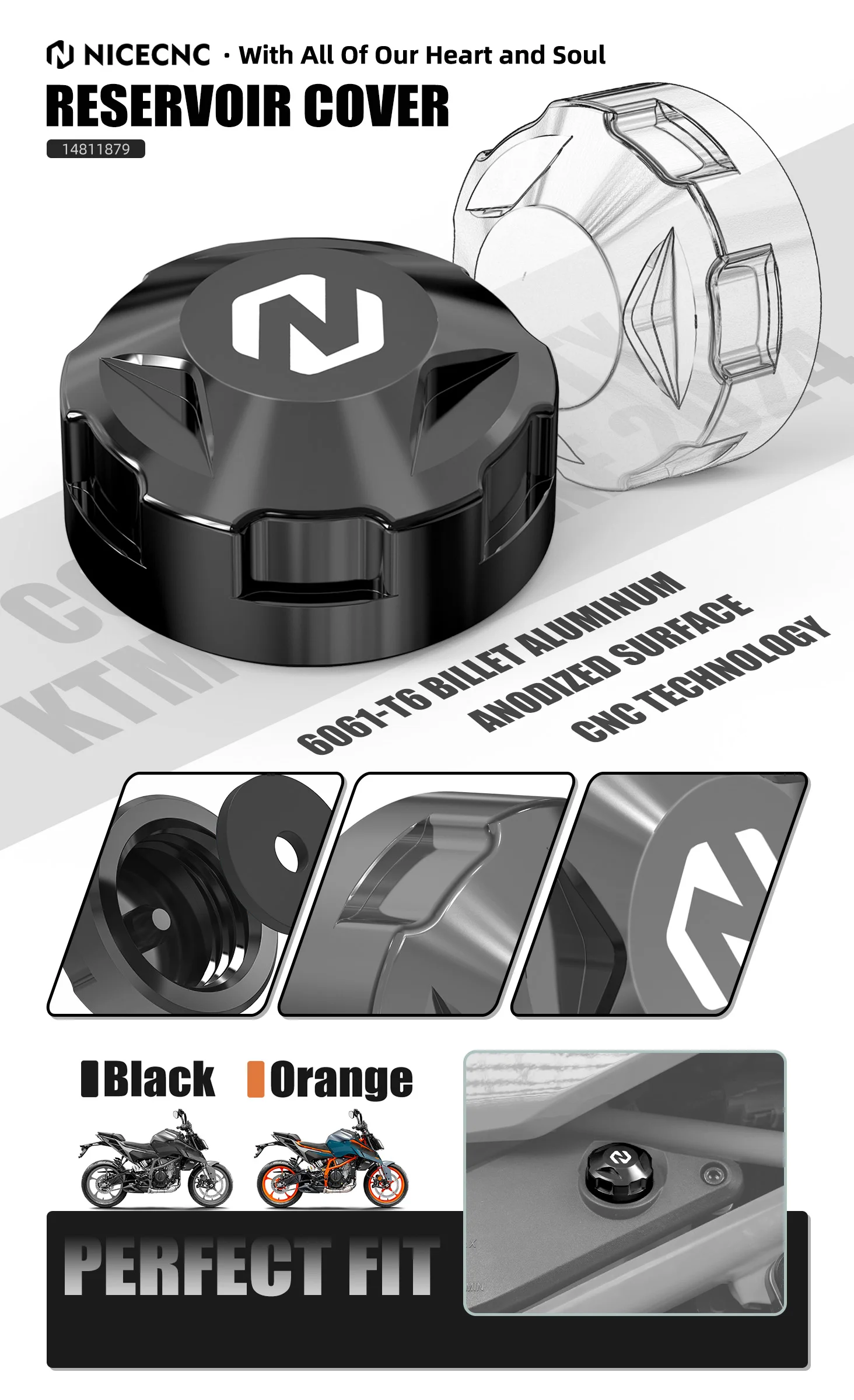 Für KTM 390 Enduro R SMC R 2025 Kühler Wasser Rohr Reservoir Abdeckung 125 250 390 Duke 2024-2025 390 Abenteuer R 390 ADV X 2025 – Detail 8