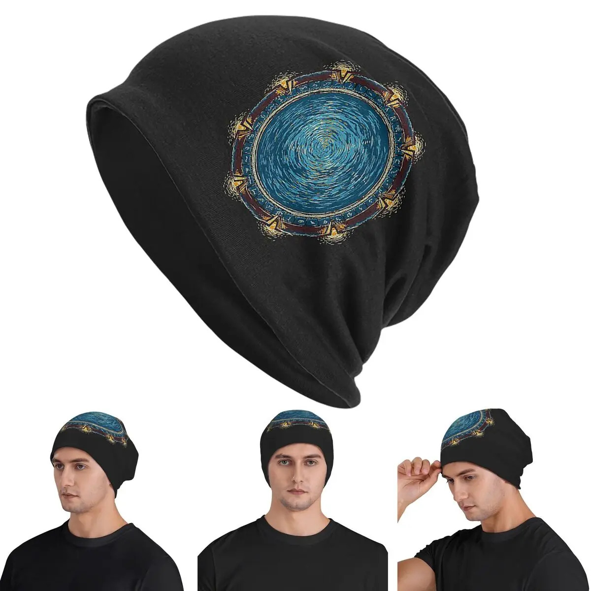 

Starry G Skullies Beanies Hats Warm Autumn Winter Outdoor Cap Knitted Bonnet Caps for Men Women Adult