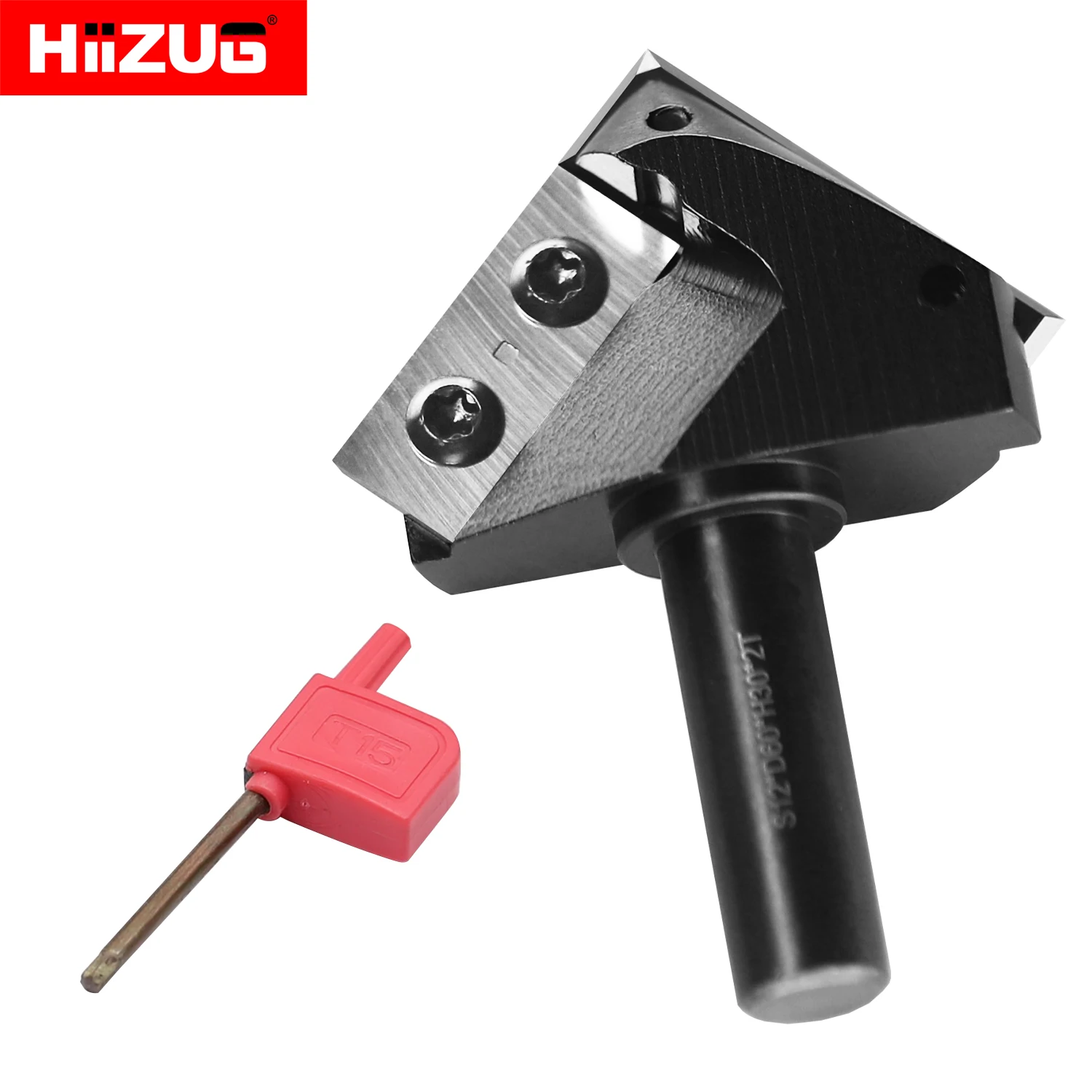Imagem -02 - Fresa V-groove 90 Graus 12 mm Shank Carboneto Substituível Insert Cutter Bordas para Cnc