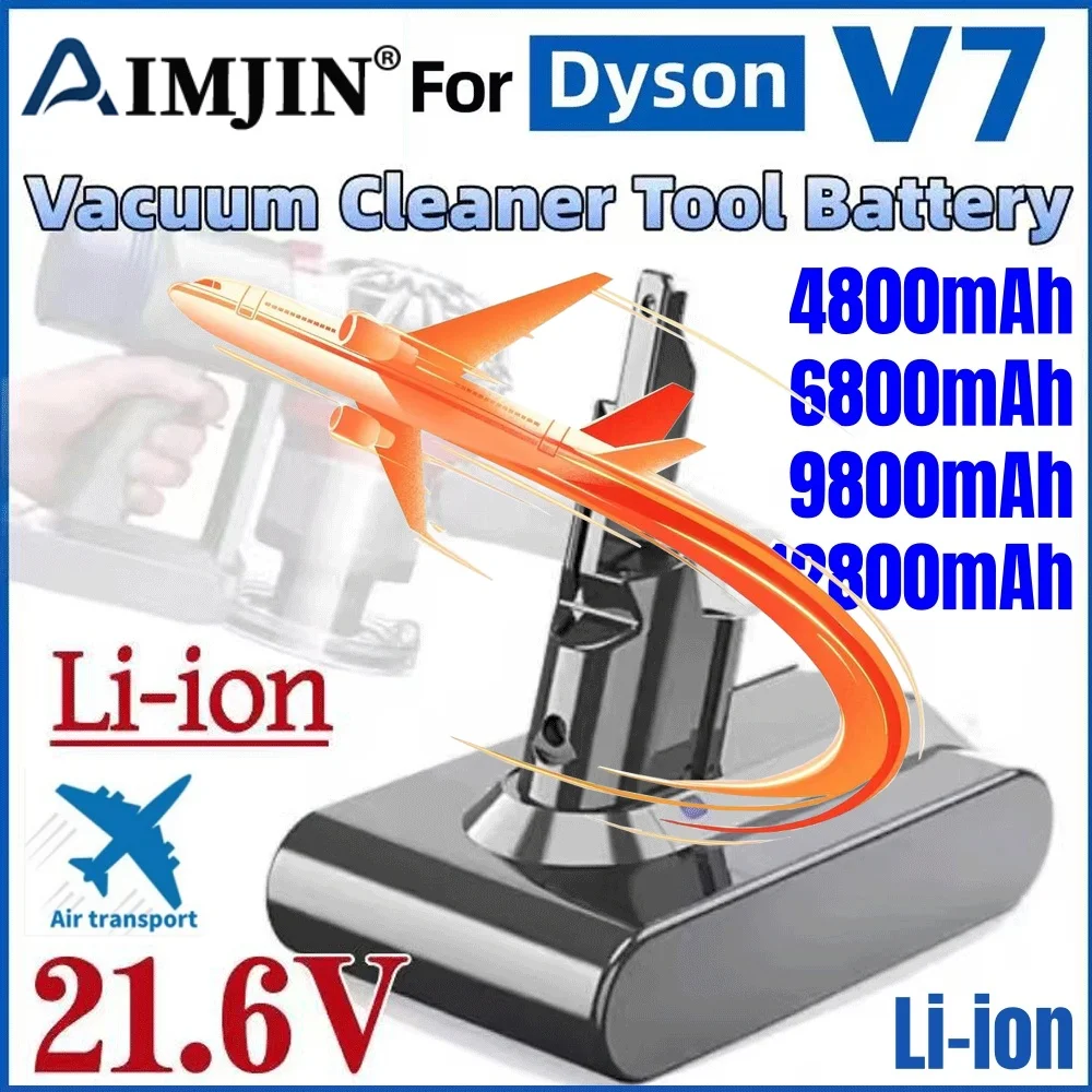 📦2026 New Model Suitable For Dyson V7/SV11 Series Vacuum Cleaner Battery 21.6V 12800mAh Rechargeable Dyson Battery Accessories?