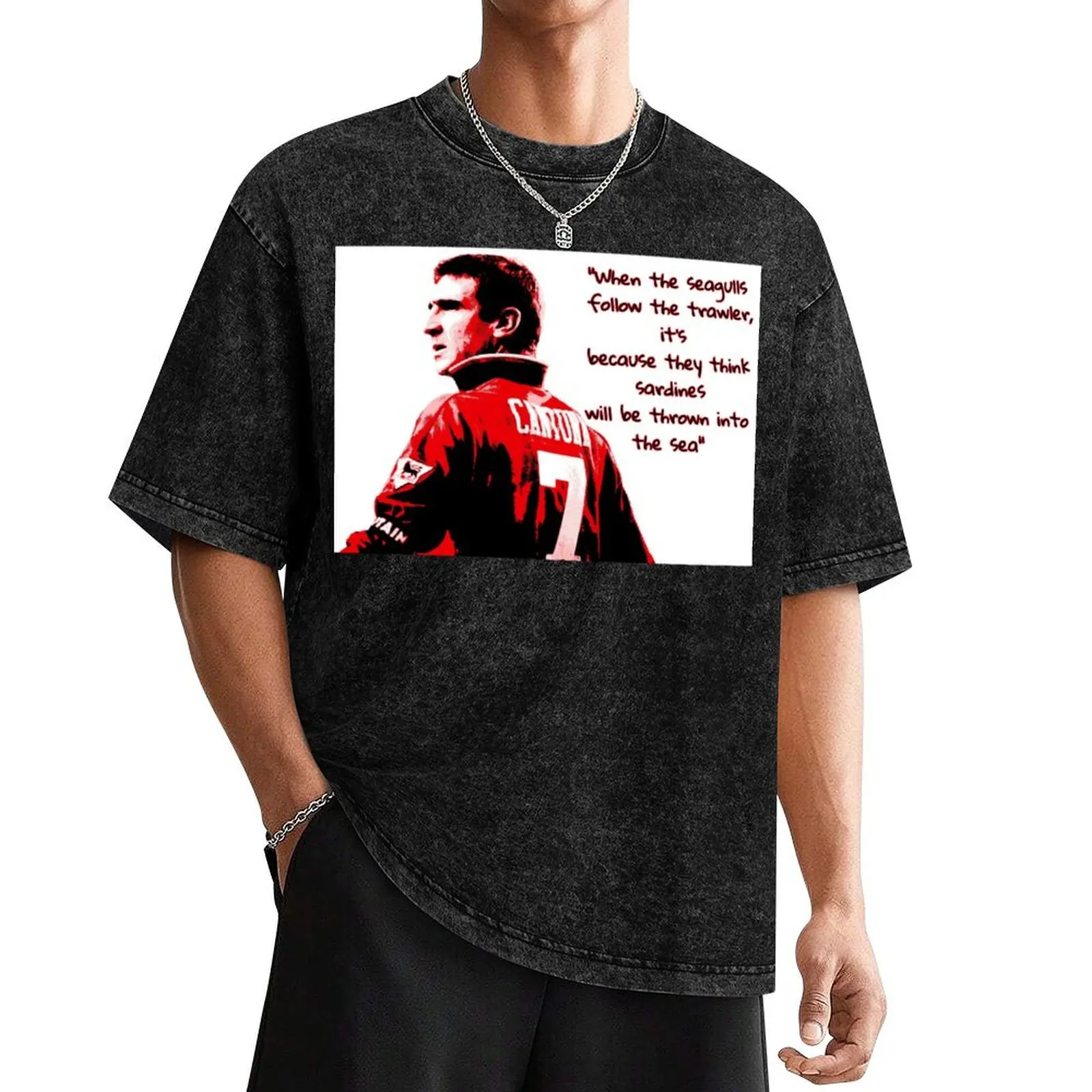 

Eric Cantona T-Shirt quick drying graphic t shirts animal prinfor boys Men's t-shirt