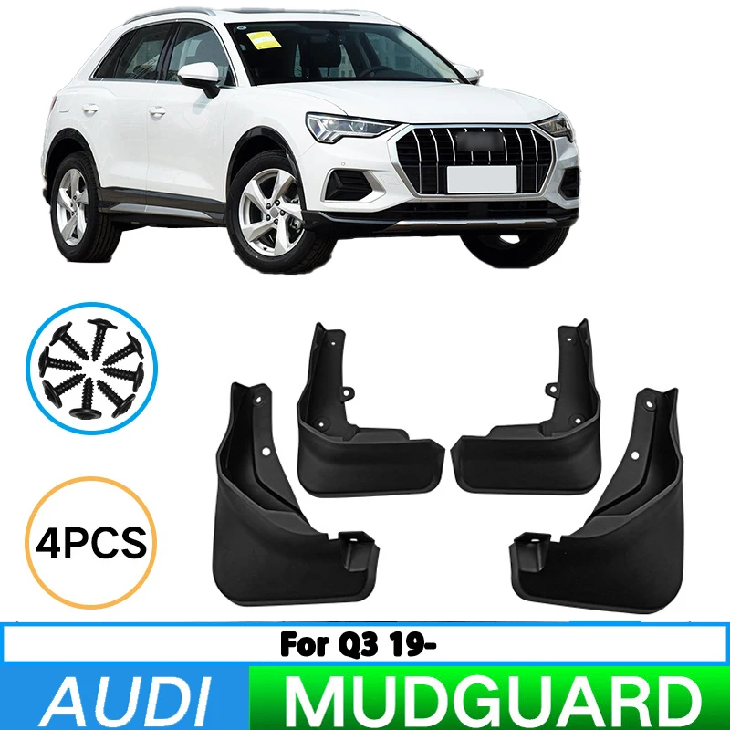 For Audi Audi Q3 2019-2023 Regular Edition Car Tire Fender Splash Guard Front and Rear Fender Auto Parts