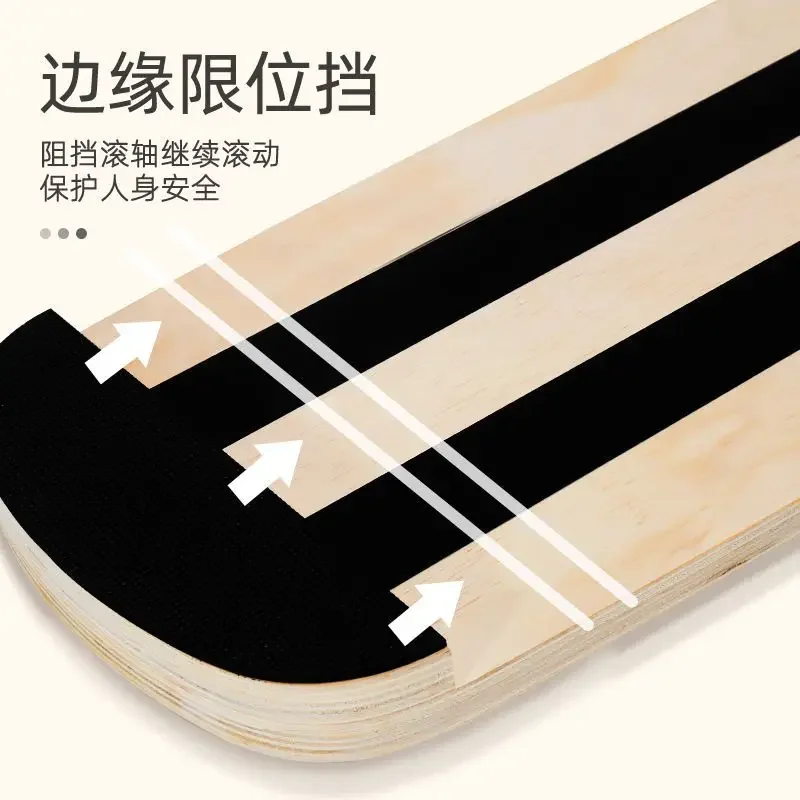 Balance Core Training Board Yoga Surfing Ski Indoor Roundtop Practice Board Bending Board