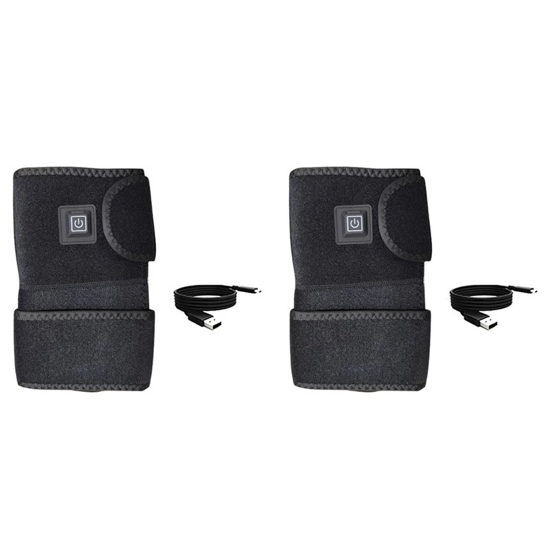 

Beauty 2X Heating Massager Electric Knee Heating Pad Heated Knee Brace Support For Arthritis Joint Old Cold Leg Knee Warmer