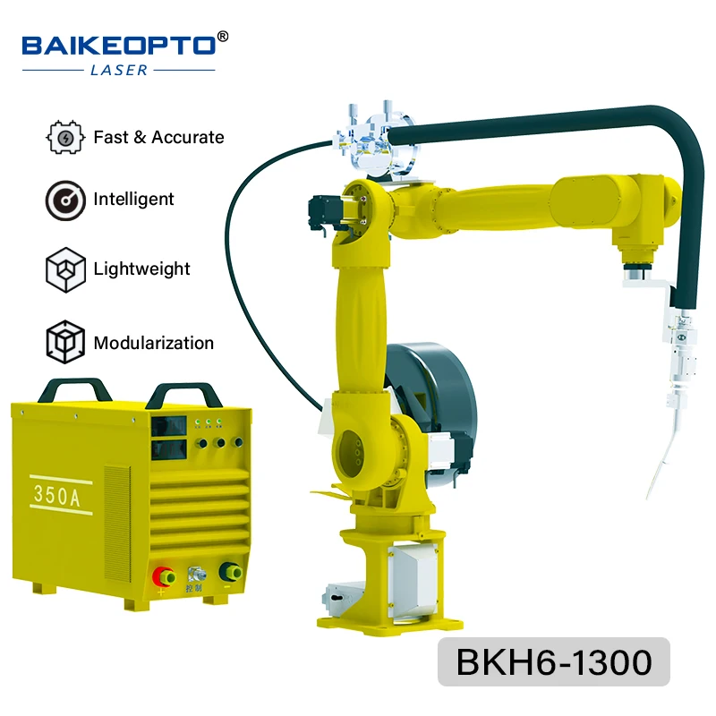 BKH6-1300  Industrial 6-axis Welding Robot Customized Robotic Arm Traditional Arc Welding TIG MIG Welding Robot