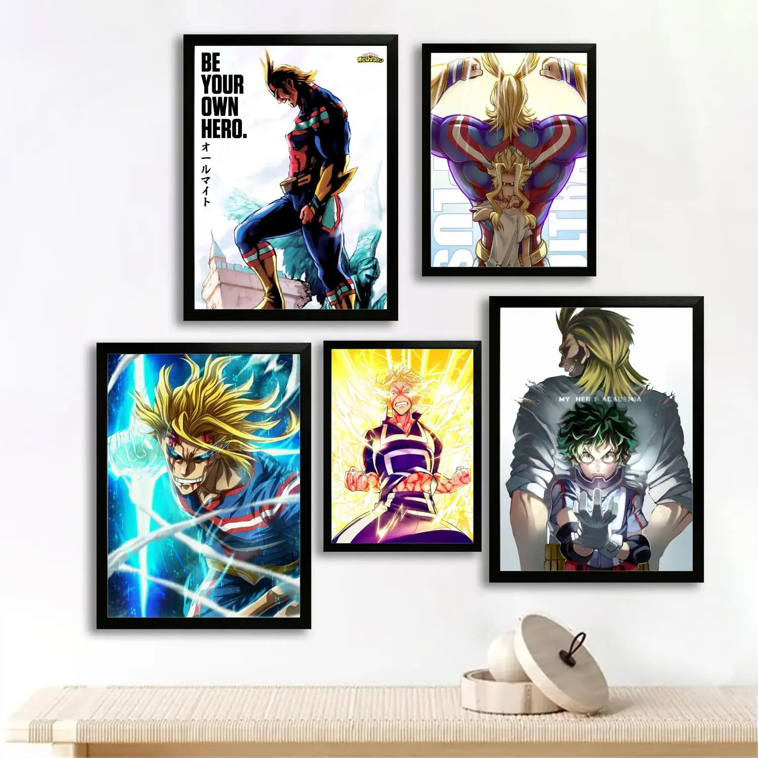 Academia All Might Canvas Art Poster and Wall Art, Picture Print, Modern Family, Bedroom Decor, Posters,Decorative painting