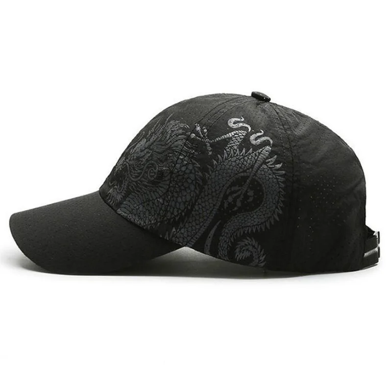 Nowa męska letnia czapka z daszkiem szybkoschnąca czapka Unisex oddychająca sportowo w czystym kolorze czapka typu Snapback czapka bejsbolówka kości