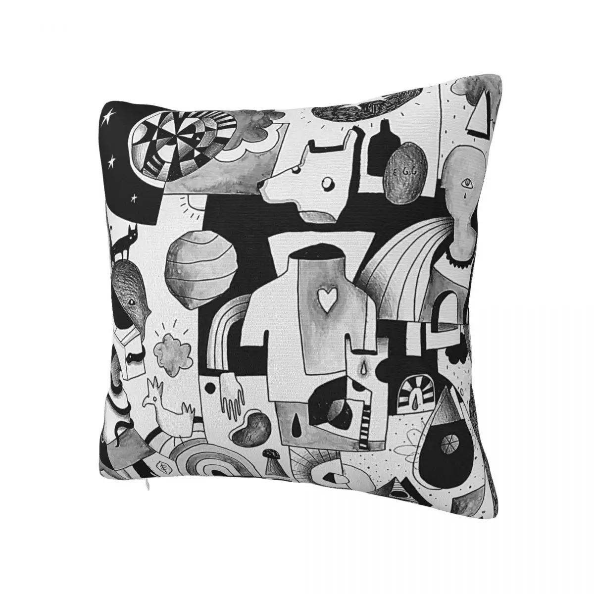 It's High Time We Had An Adventure Outside Of This Room Square Pillow White Square pillow