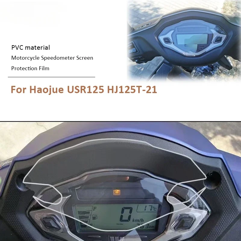 

Motorcycle Accessories Instrument Dashboard Speedometer Protection Film Screen For Haojue USR125 HJ125T-21 USR 125