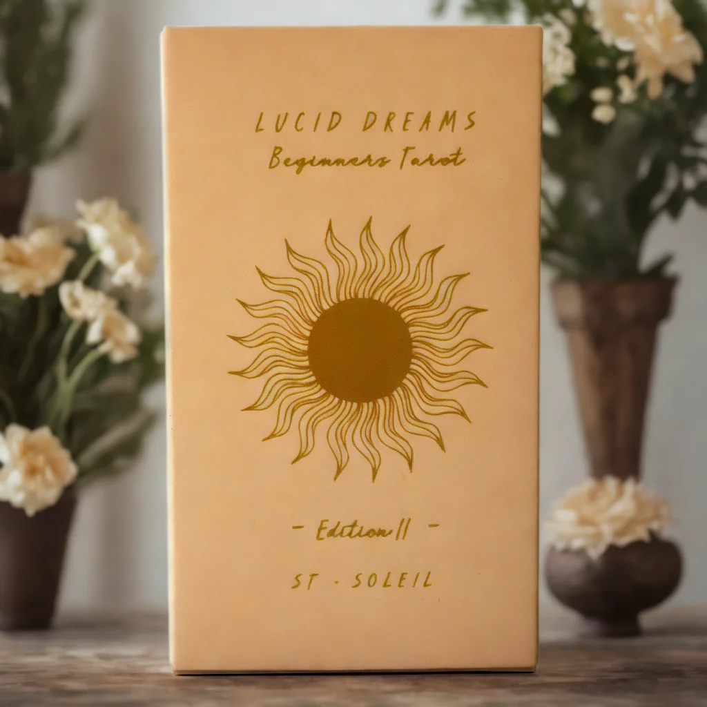 Lucid Dreams Beginner Tarot Deck Edition II by St Soleil Minimalist Design for Beginners Spiritual Guidance and Intuition Perfec