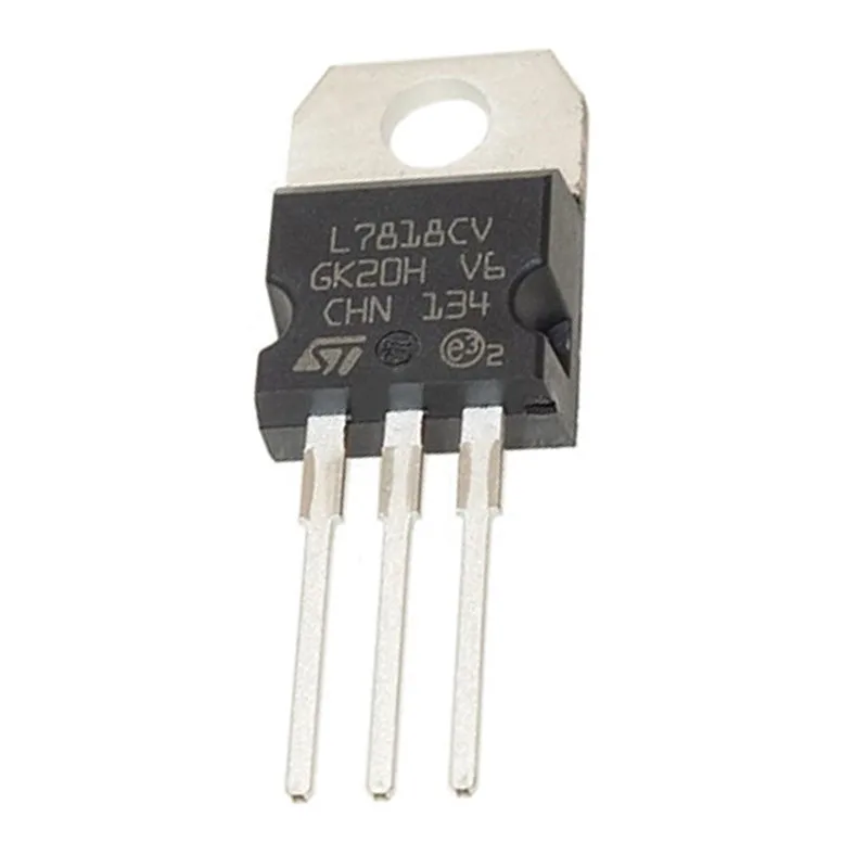 (50PCS）L7818CV L7818 7818 TO-220 transistor three terminal voltage regulator high quality 100% New Chipset