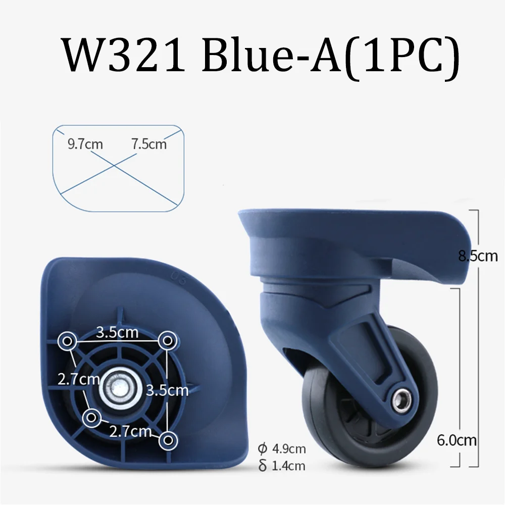 Suitable for SWISSGEAR 41Z Trolley Wheel Accessories For Hongsheng A52 Luggage Universal Wheel Suitcase Wheel Replacement