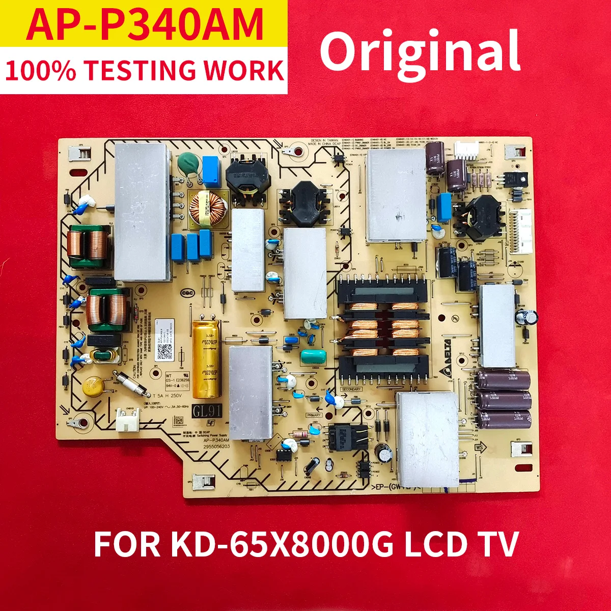 

100% Test Working Original Power Board AP-P340AM 2955056203 for KD-65X8000G LCD TV Maintenance accessories