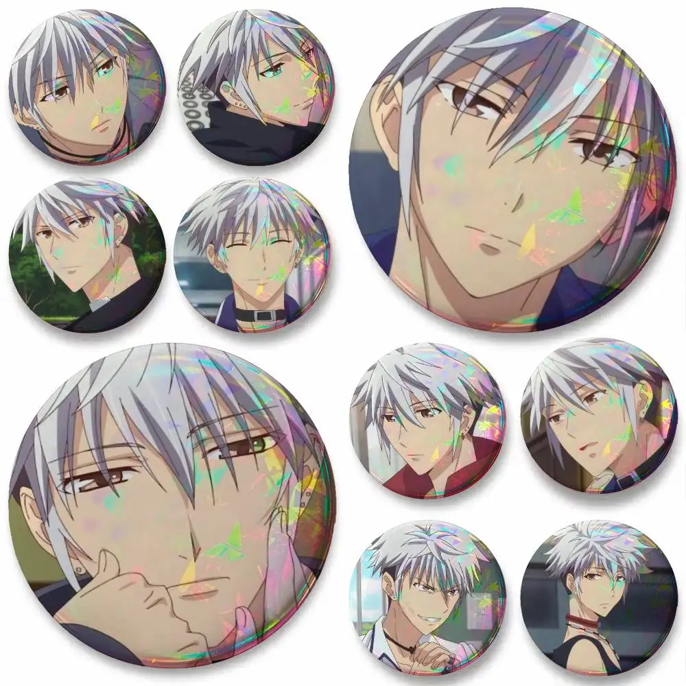 Fruits Basket Hatsuharu Sohma Anime Badge Tinplate Meme Round Brooch For Hat Bag Creative Lapel Jewelry Accessories Gifts