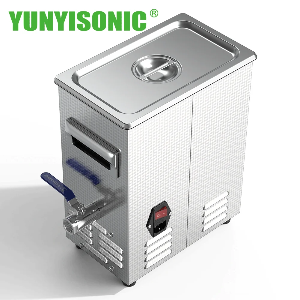 YUNYISONIC Ultrasonic Cleaning Machine with Degas Sweep Pulse Adjustable Power Current Display for Lab Medical Dental Equipment