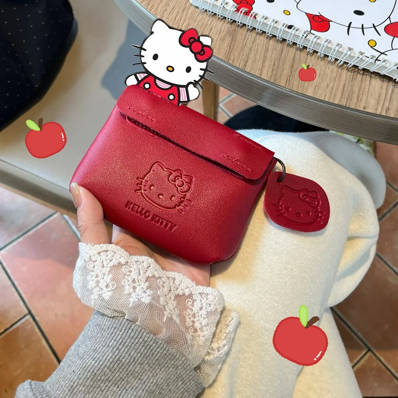 Porte-monnaie classique Cortex rouge, portefeuille court, sac de rangement, ensemble d'identité périphérique Anime, sac de rangement, portefeuille pour étudiant, 2025