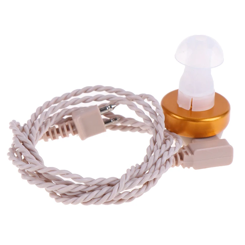 【B】Hearing Aid Unilateral Cord Wire+BTE Hearing Aid Receiver Amplifier Speaker