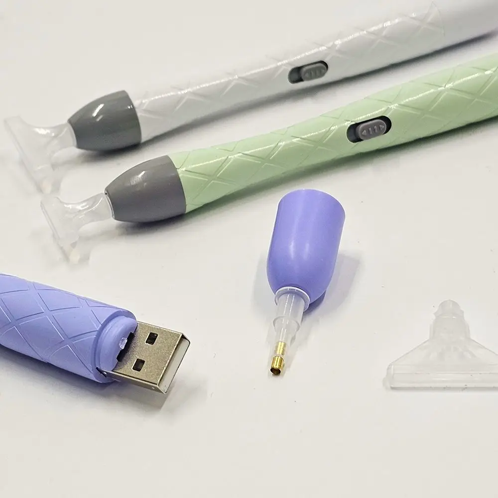 Cross Stitch Accessories Diamond Painting Pen Set Two Colors of Light Replacement Pen Heads Lighting Point Drill Pens Embroidery