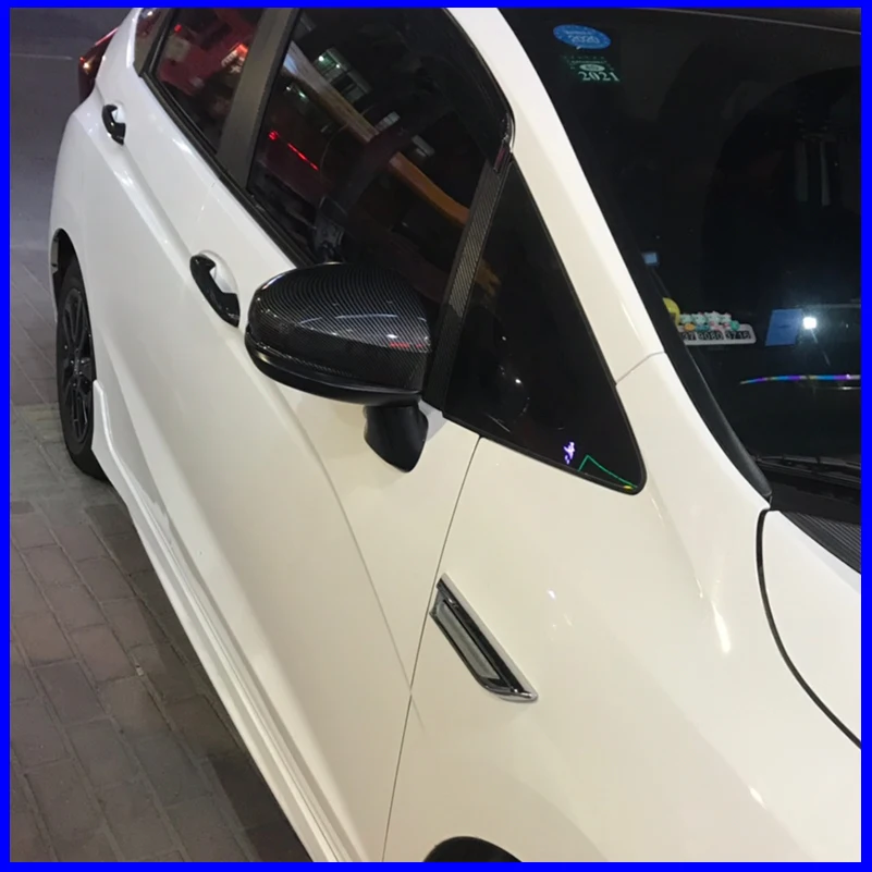 

Car Styling For Honda Fit Jazz 2014-2019 Rearview Mirror Cover Caps Shell Housing Trim Auto Parts Accessories
