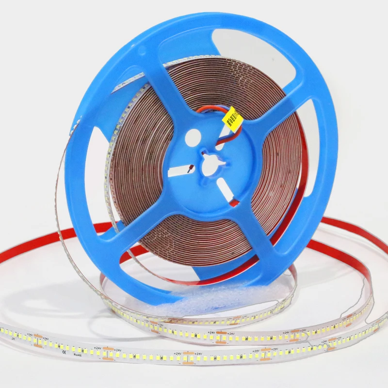 10m Bright 24V 2025 LED Strip 288 led/m 8mm 15w/m Flexible Soft Linear Tape Home 3000k Natural White 4000k Day White 6000k 6500k image 3