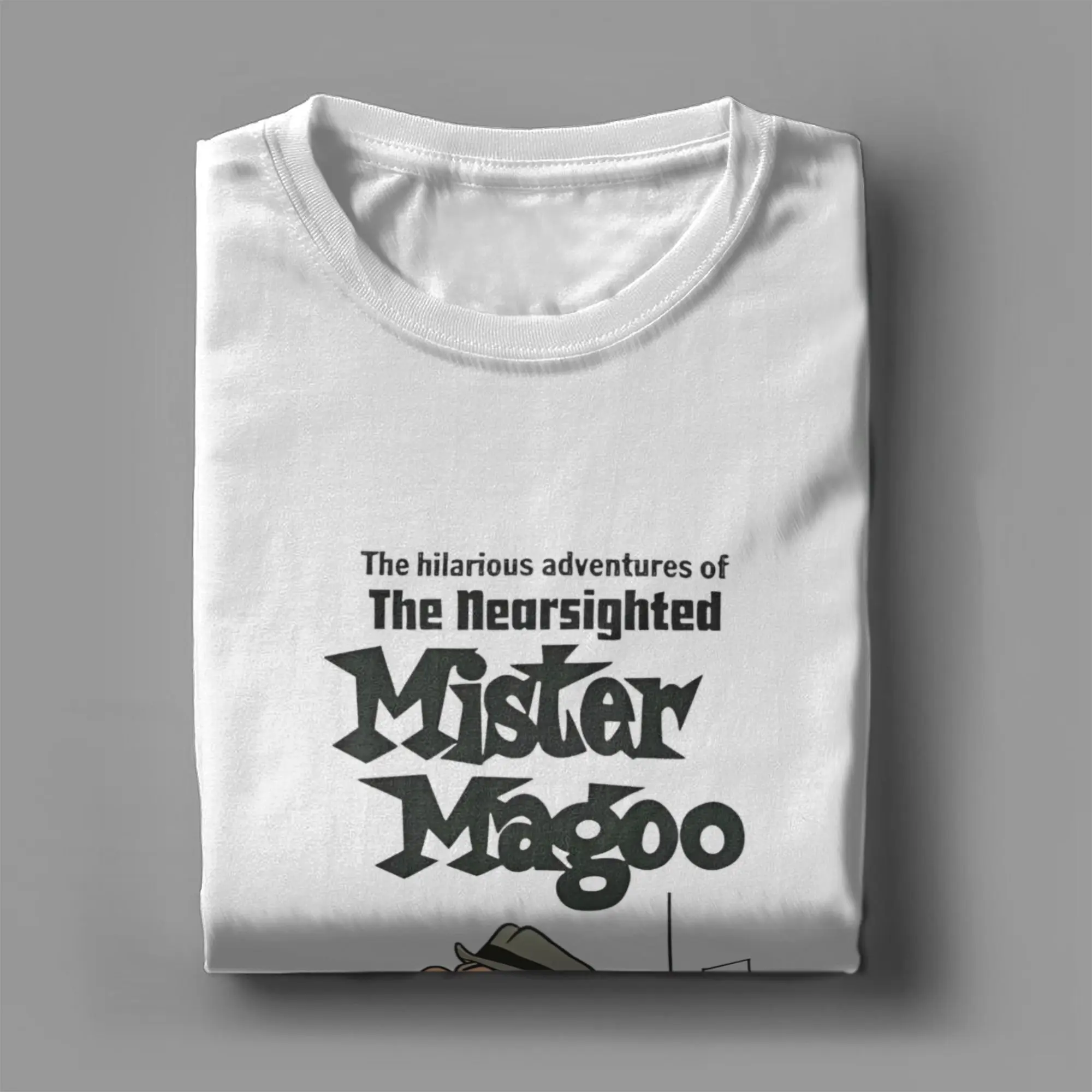 Men Women Print Mr. Magoo Funny T Shirt Tee Cotton  T-shirts Clothing