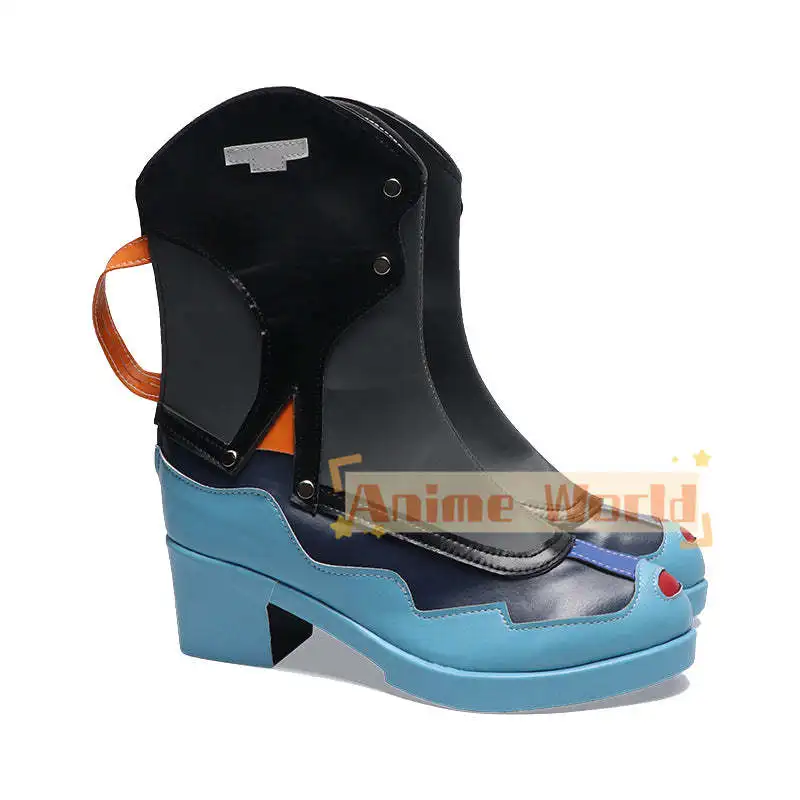 Zenless Zone Zero Zhu Yuan B Edition Cosplay Shoes Boots Custom-made Halloween Carnival Party Props