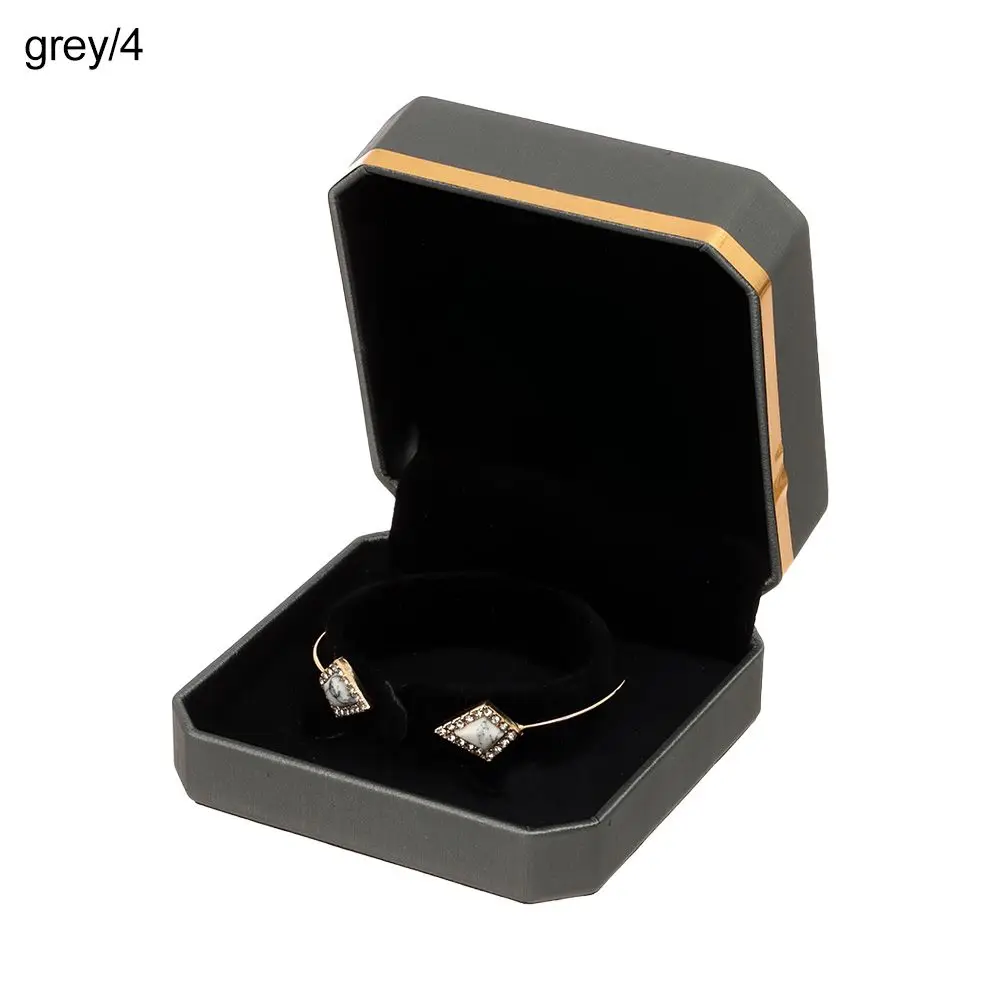 

Упаковка для ювелирных изделий, серьги, презентация, двойная открытая пластиковая коробка для хранения, коробки для хранения ювелирных изделий, коробка для колец, чехол для ожерелья