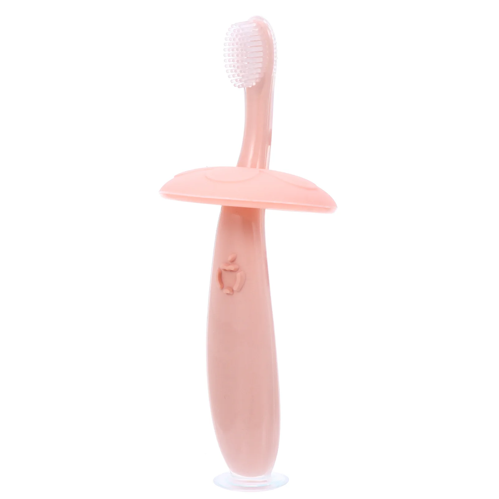 

Silicone Toothbrush Soft Bristle Baby Kids Toddler Infant Non Slip Handle Portable Design Practical Use Child First Clean