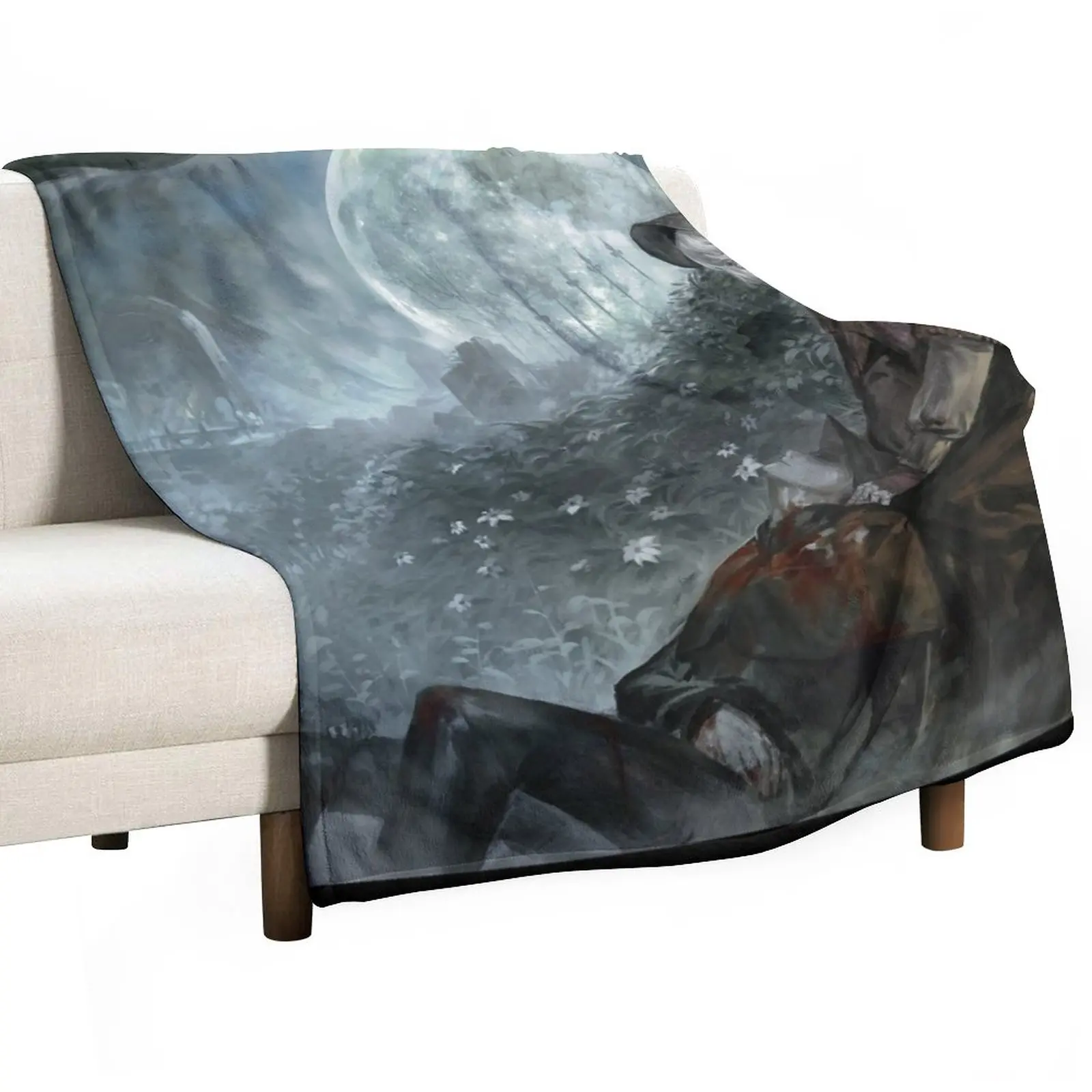 

Doll - Bloodborne Throw Blanket For Sofa Thin Picnic Furry Personalized Gift Blankets