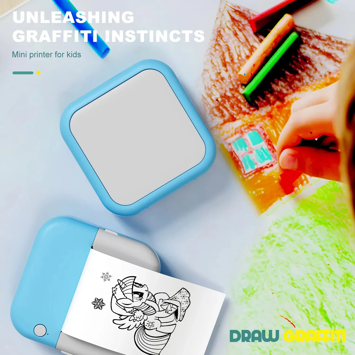 ポータブルミニプリンター メモ 写真 ラベル印刷 Bluetooth ワイヤレス インクレス サーマルプリンター 200dpi Impresora Portáti