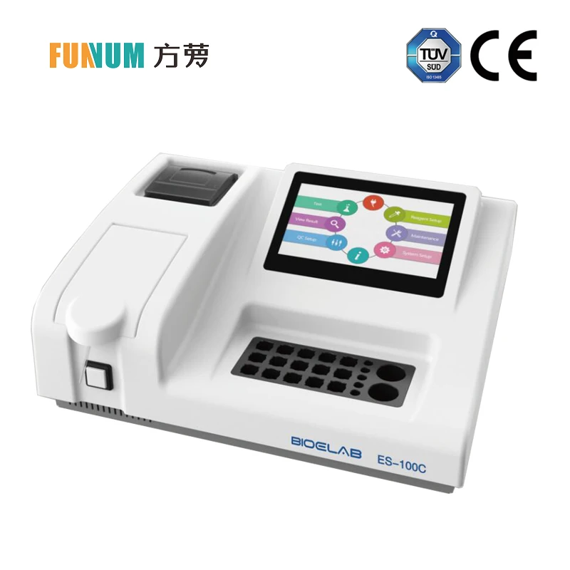 Sterile Clinical Lab Analyzer Chemistry semi-automatic Biochemistry test machine 10-30C temperature use analysis meter