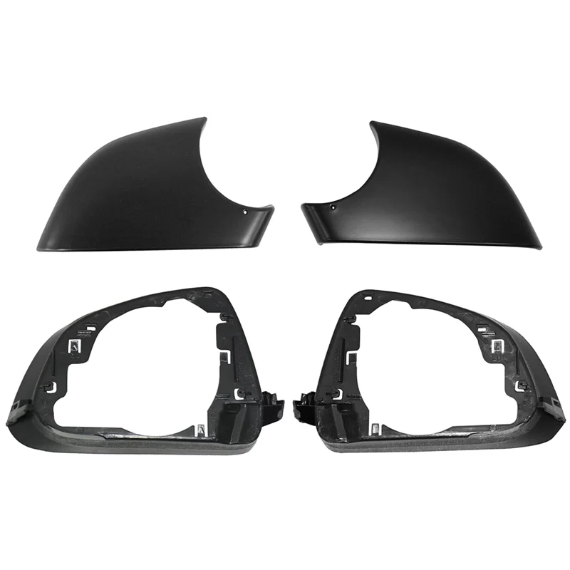 

Автомобильное левое и правое зеркало, нижняя крышка с рамкой, черная для Tesla Model 3 2017-2021 гг.