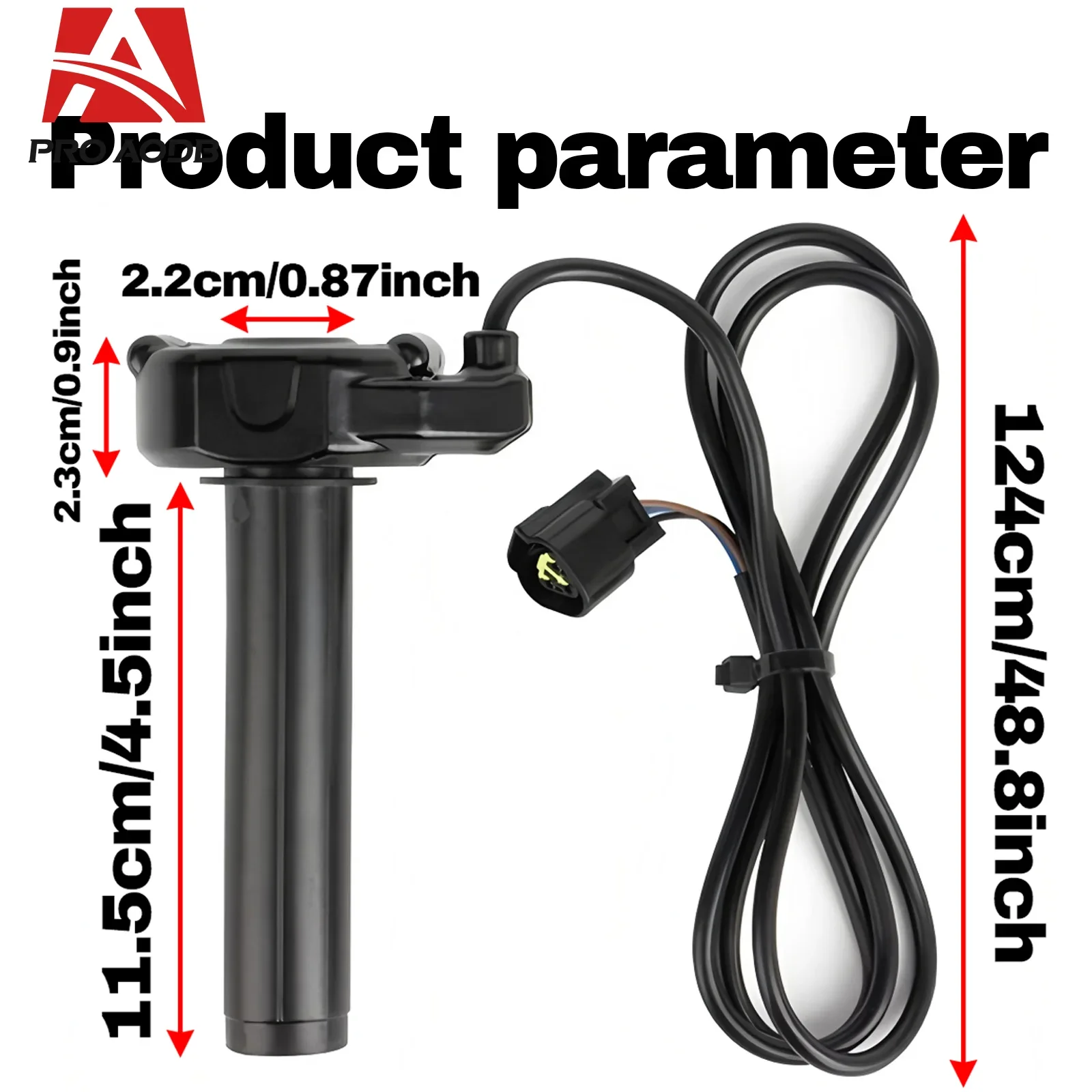 For Sur-Ron Light Bee X S Segway X260 160 Throttle Grip Accelerated Handlebar Handle Electric Dirt Bike Motorcycle Modification