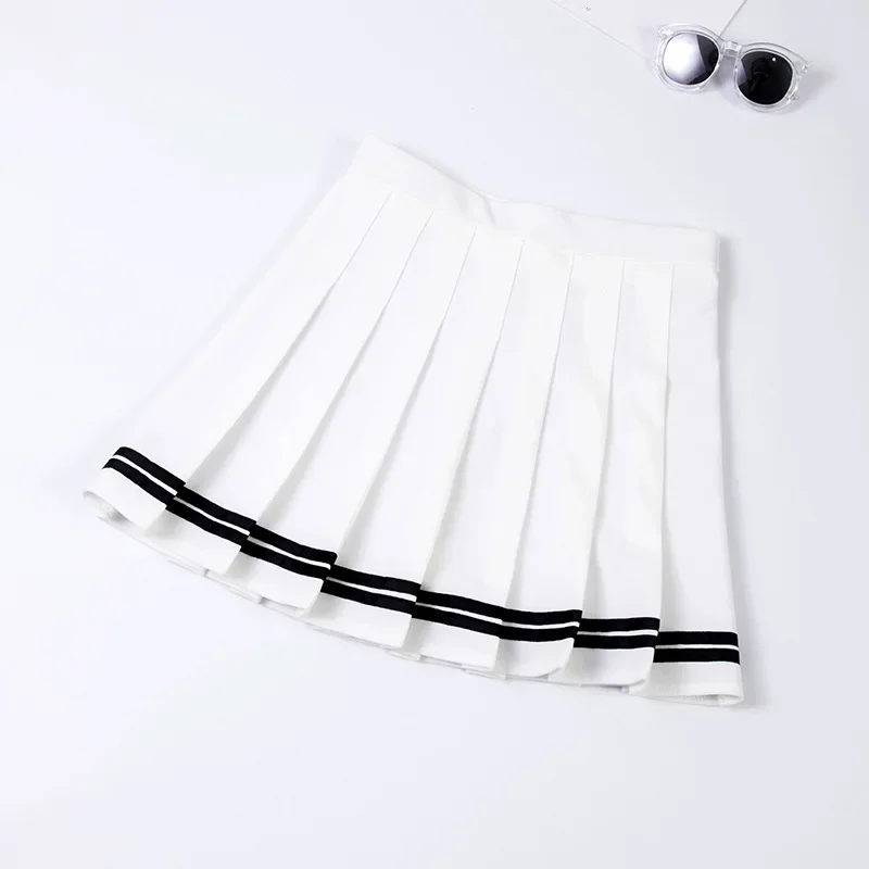 Koreanischer Stil sexy Rock Plissee Tennis Frauen sportlichen Golf Sport Outfits Workout Running Mini Harajuku Rock