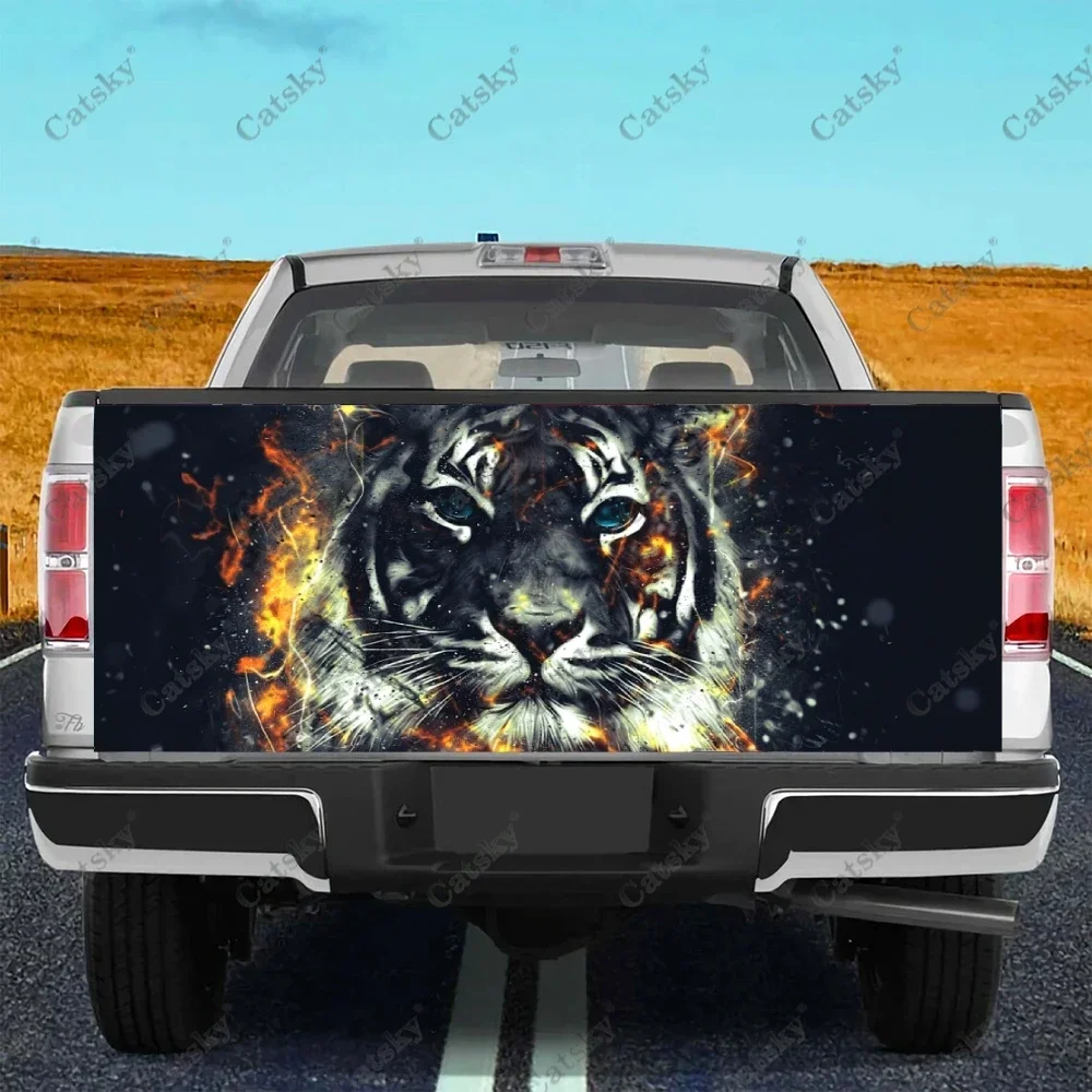 

tiger animal Car sticker truck rear modification accessories universally suitable for cars truck decals