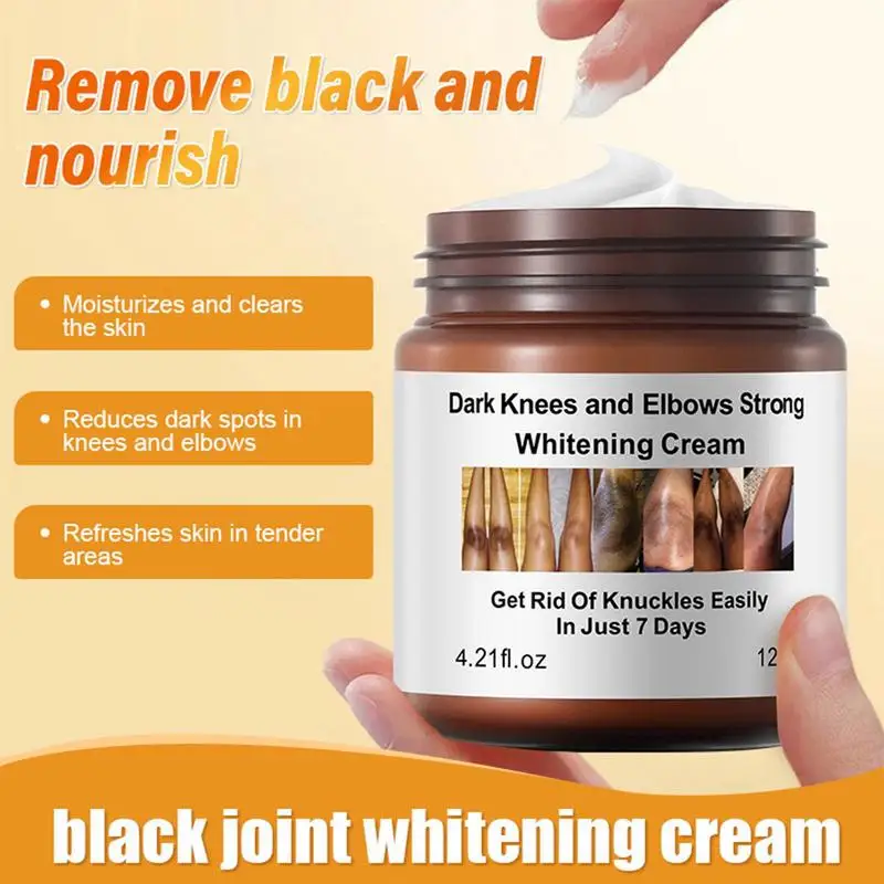 120g Whitening Cream Dark Neck Feet Underarm Elbows Melanin Remove Armpit Knees Bleach Black Spots Lighten Private Skin Care