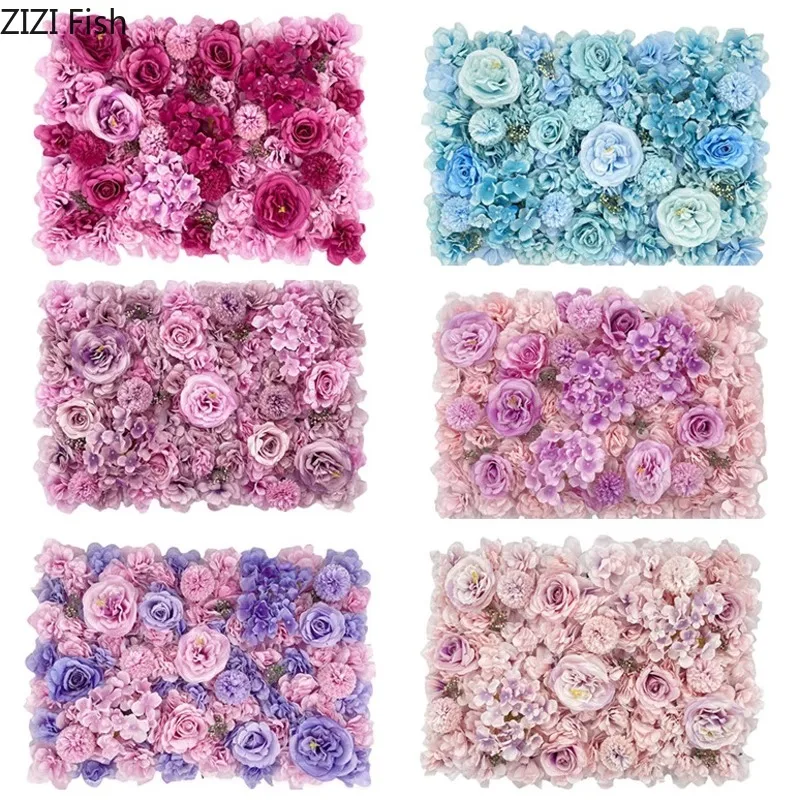 

Simulated Flower Wall Window Dressing Check in Flower Wall Background Wedding Decoration Party Artificial Flower Wall Decor