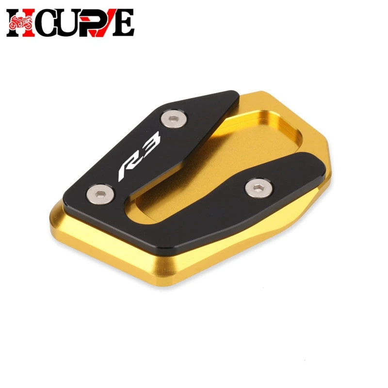 دراجة نارية مسنده القدم الجانب تمديد وسادة دعم لوحة تكبير حامل ل YZF-R3 YZF-R25 MT-03 MT-25 YZF R3 25 MT 03 25 21-25