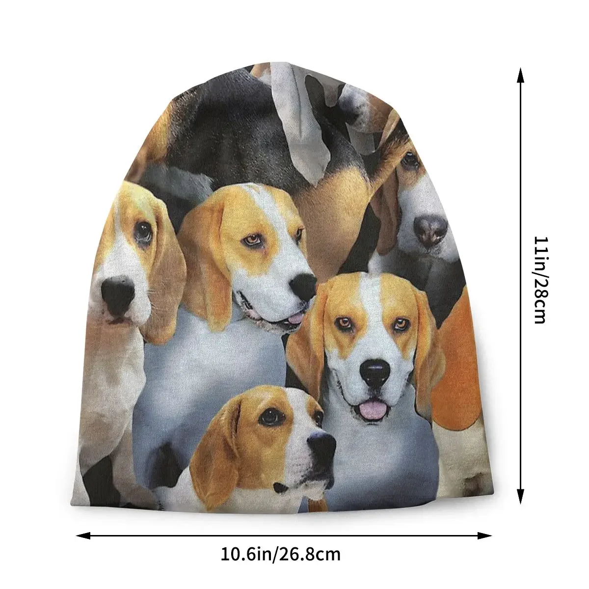 Beagles Animal Meme Unisex Bonnet Winter Warm Hip Hop Hats Double Layer Thin Hat Breathable Caps