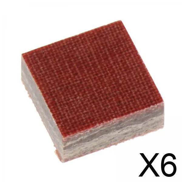 

6xPool Cue Tip Billiard Cue Head Snooker Pool Cue Tip 15mm Indoor Pool Cue Accessory Portable Billiard Pool Cue Stick Tips